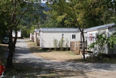 Camping équipé de résidences mobiles de loisir (Castellane)